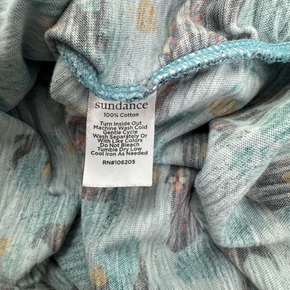 Sundance Novelty Print Bear‎ Print Top Blue Woodland Animal Cottage Bear Small - Picture 10 of 10